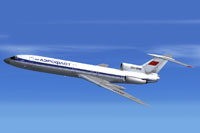 Screenshot of Tupolev Tu-154 B-2 in flight.