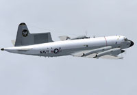 Screenshot of US Navy Lockheed NP-3D Orion in flight.