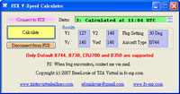 Screenshot of V-Speed Calculator.