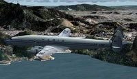Screenshot of VARIG Airlines Lockheed Super G in flight.