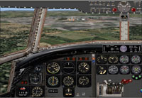 Screenshot of VARIG Curtiss C-46 cockpit.