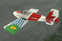 Screenshot of Vans RV7 CDANM in flight.