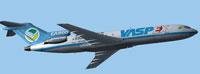 Screenshot of Vaspex Boeing 727-200ADV in flight.