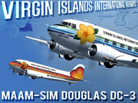 Poster image showing both Virgin Islands International Airways repaints contained in this pack.