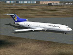 Screenshot of Vistaliners Boeing 727-200F on the ground.