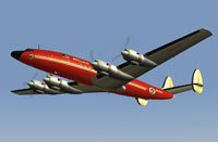 Screenshot of Willair International Lockheed L1649A in flight.