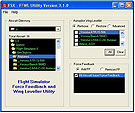 Screenshot of Wing Leveler/ForceFeedback Utility.