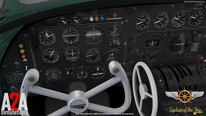 The detailed virtual cockpit.