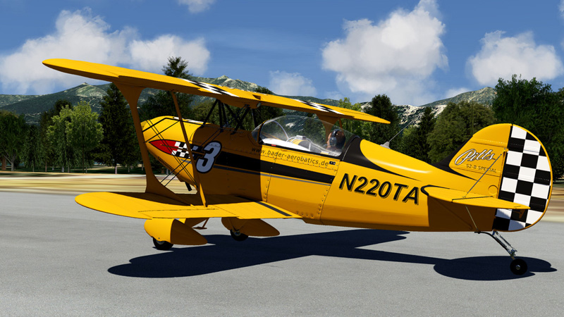 Bi-plane in the default aircraft lineup.