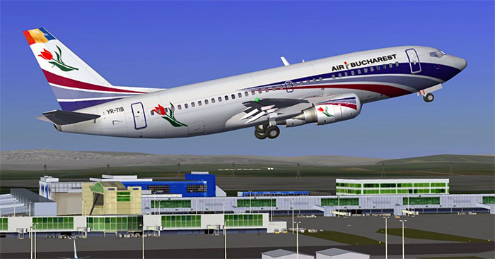 Air Bucharest 737 in FlightGear