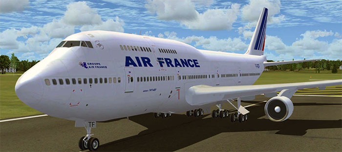 747 in Air France livery