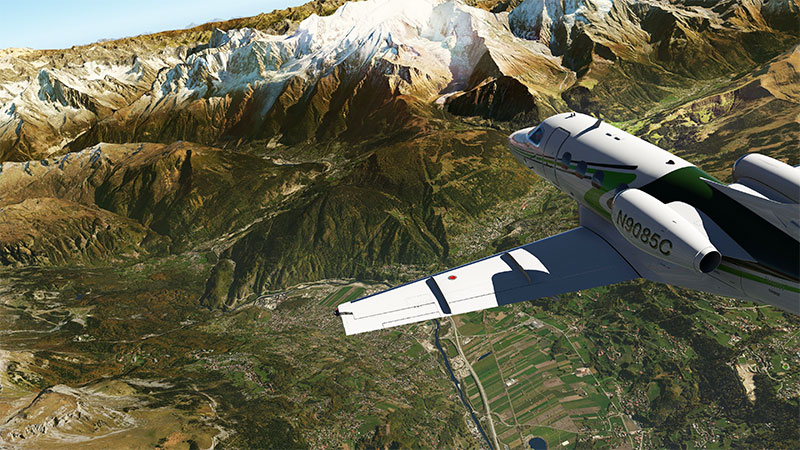 Alps scenery for XP11/XP10.