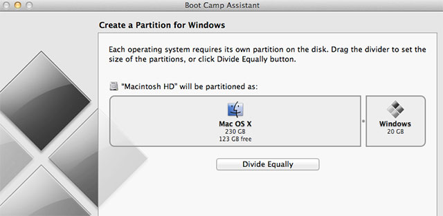 make the bootcamp partition work for installing windows 10 on mac 2011 os x 10.6.8