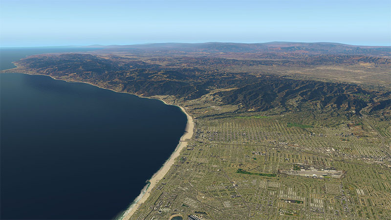 California coastline demonstration.