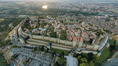 Image displays Carcassonne after installing this freeware mod in the simulator.