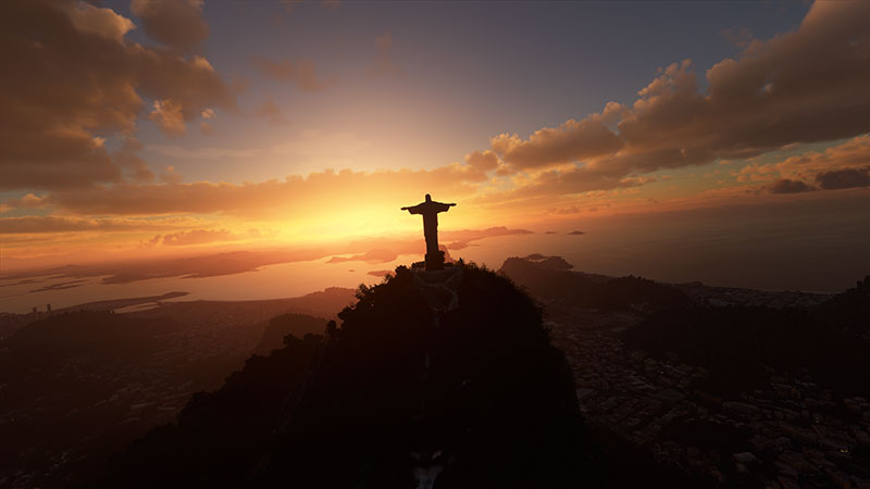 Christ the Redeemer model in MSFS.