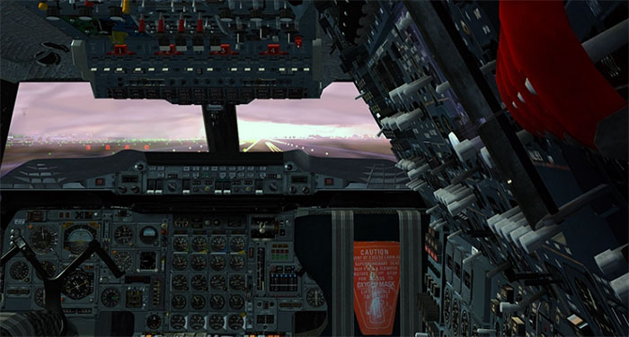 3D virtual cockpit