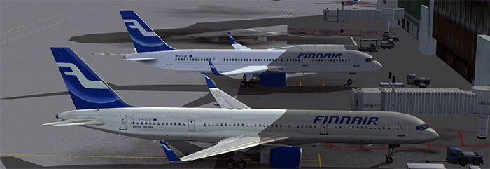 Finnair AI at gate