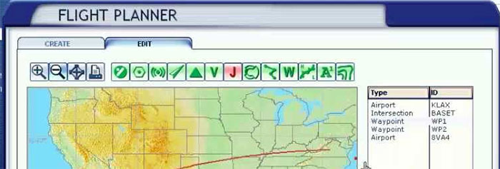 flight planner flight sim