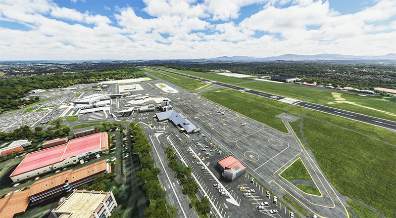 Flightbeam Biarritz Airport scenery for MSFS which will also be compatible with FS2024/MSFS2024