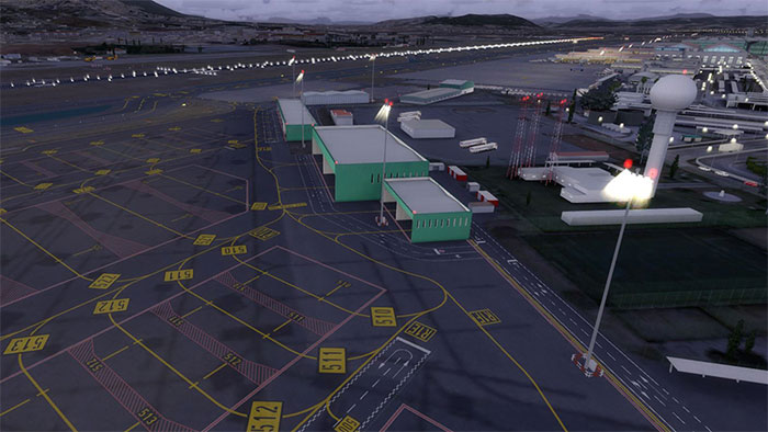 GA aircraft ramps at Malaga airport