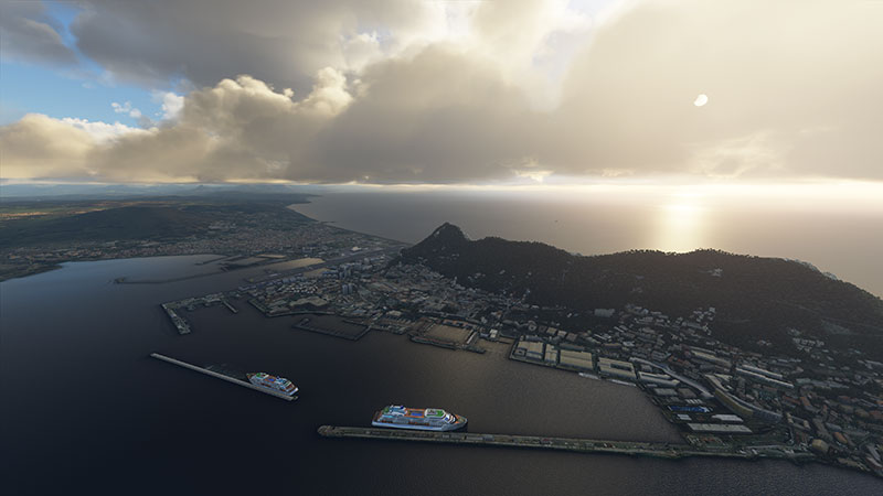 Gibraltar in the new sim.