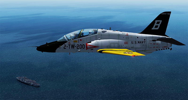 Dino's US Marines T-45 Goshawk in P3Dv4.