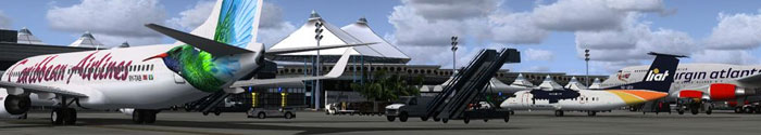 Grantley Adams airport scenery in FSX