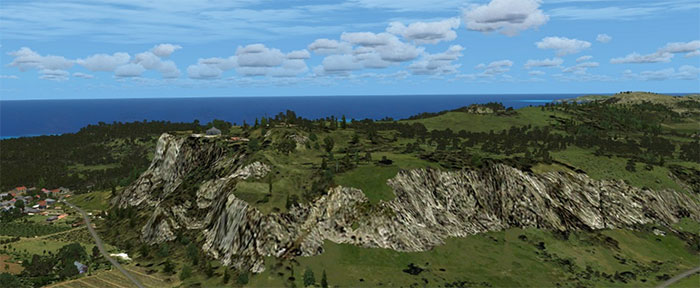 High detail terrain mesh