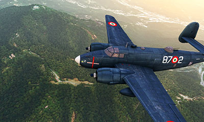 Screenshot of the PV-2 Harpoon after installing it in Microsoft Flight Simulator and taking a screenshot.