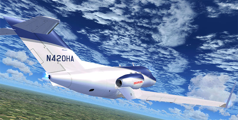 Mitsuya Hamaguchi?'s HondaJet in flight