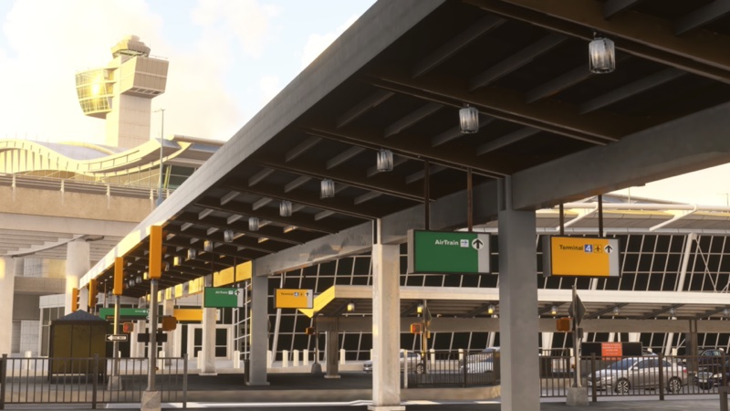 Passenger bridge at JFK.