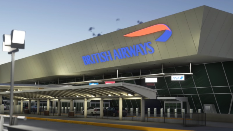 British Airways terminal and building at JFK.