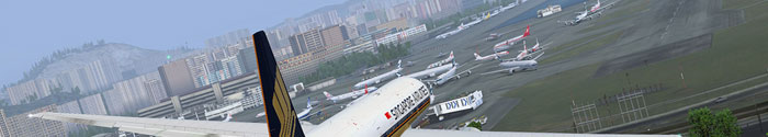 An approach at Kai Tak