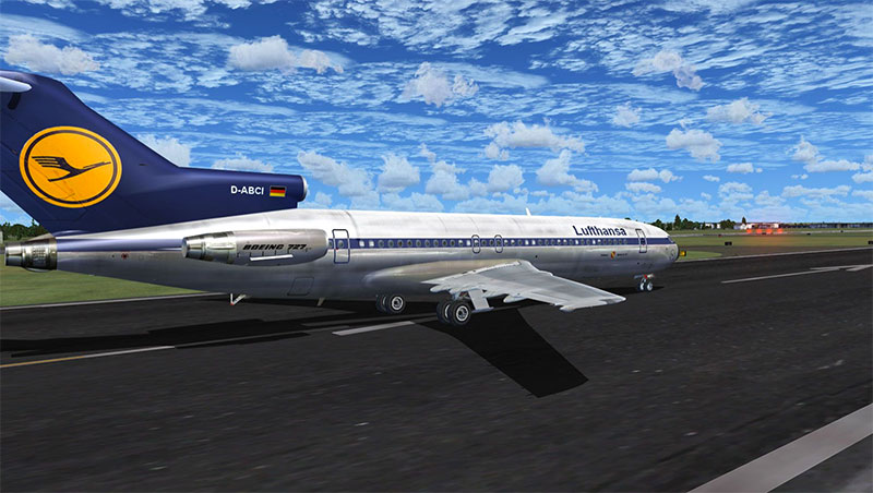 Lufthansa 727.