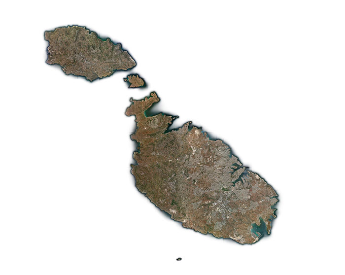 Malta coverage map.