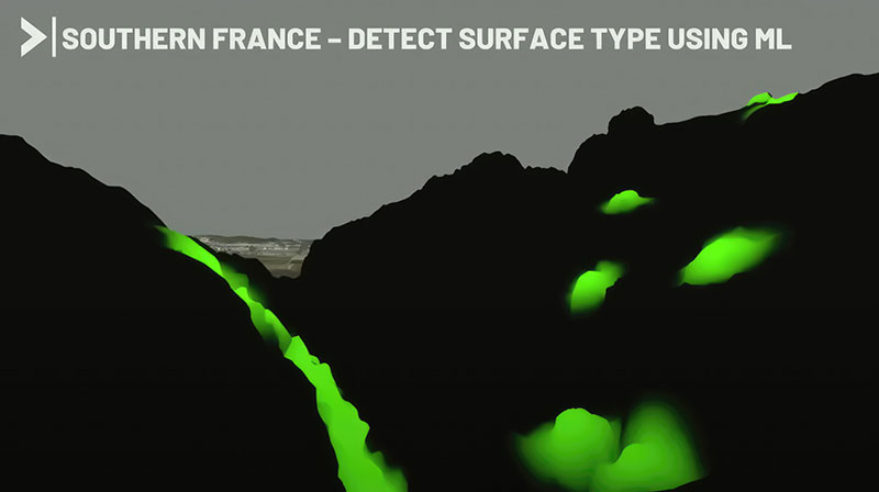 An example of the new ML surface detection system used and how it is applied.