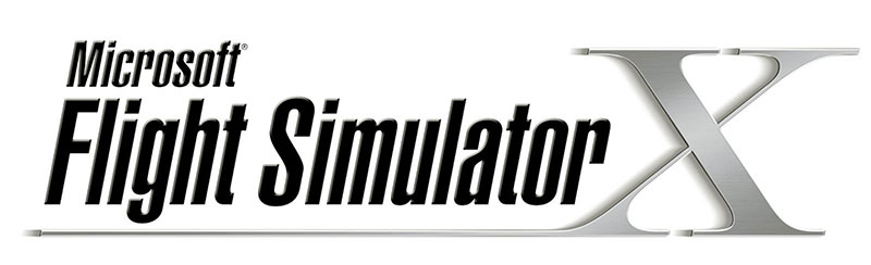 Microsoft Flight Simulator X logo.