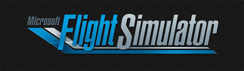 The new Microsoft Flight Simulator logo.