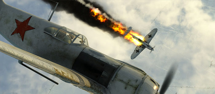 Aircraft on fire