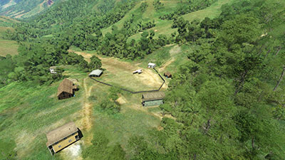 Image shows the scenery pack after installing in Microsoft Flight Simulator.