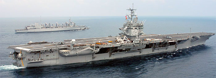 The real USS Enterprise aircraft carrier