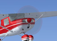 Screenshot of propellers with red tips.