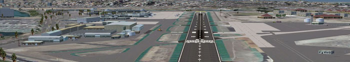 Runway at San Diego International Airport