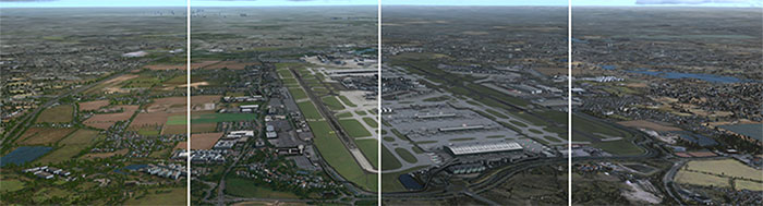 Seasons sample image showing different ground textures
