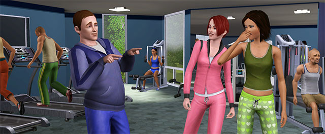 The Sims in Gym