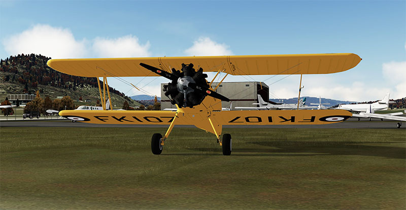 The Boeing-Stearman Model 75 add-on in P3Dv5.