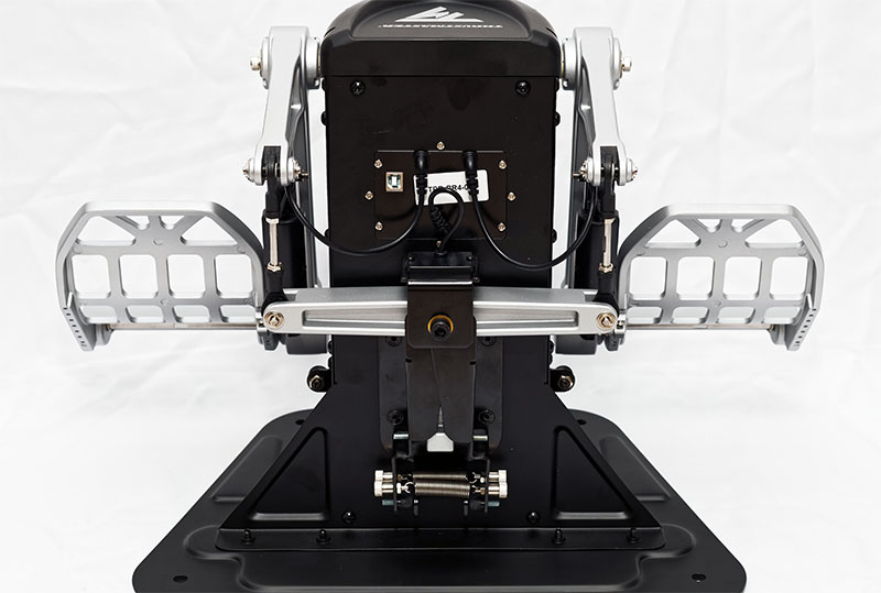 Example of the Thrustmaster rudder pedals.