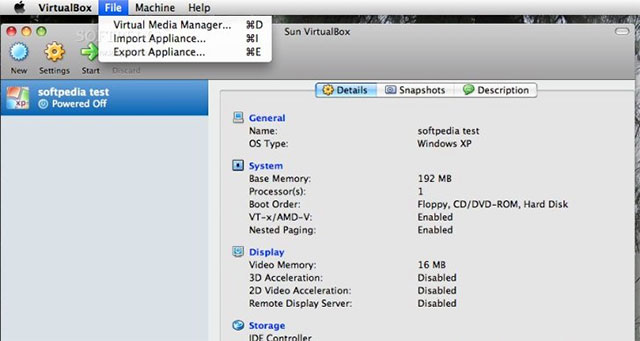 running mac os on virtualbox