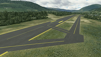 Voss airport in MSFS (2020).